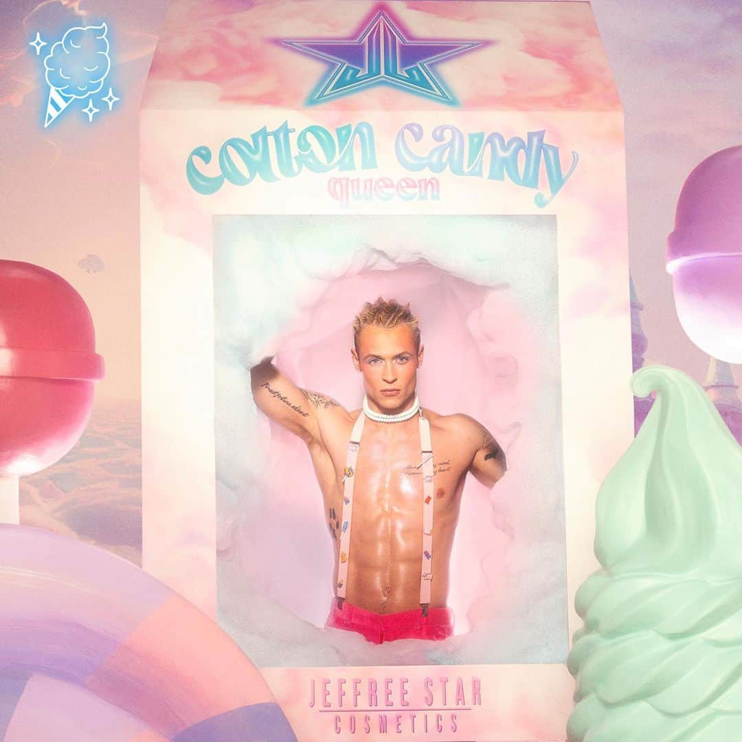 Jeffree Star Cosmeticsさんのインスタグラム写真 - (Jeffree Star CosmeticsInstagram)「Category is… LOLLIPOP LUXURY 🍭 The #CottonCandyQueen Palette & Collection launch in just a few days!!!! 💜   #jeffreestarcosmetics #cottoncandy」4月13日 6時03分 - jeffreestarcosmetics