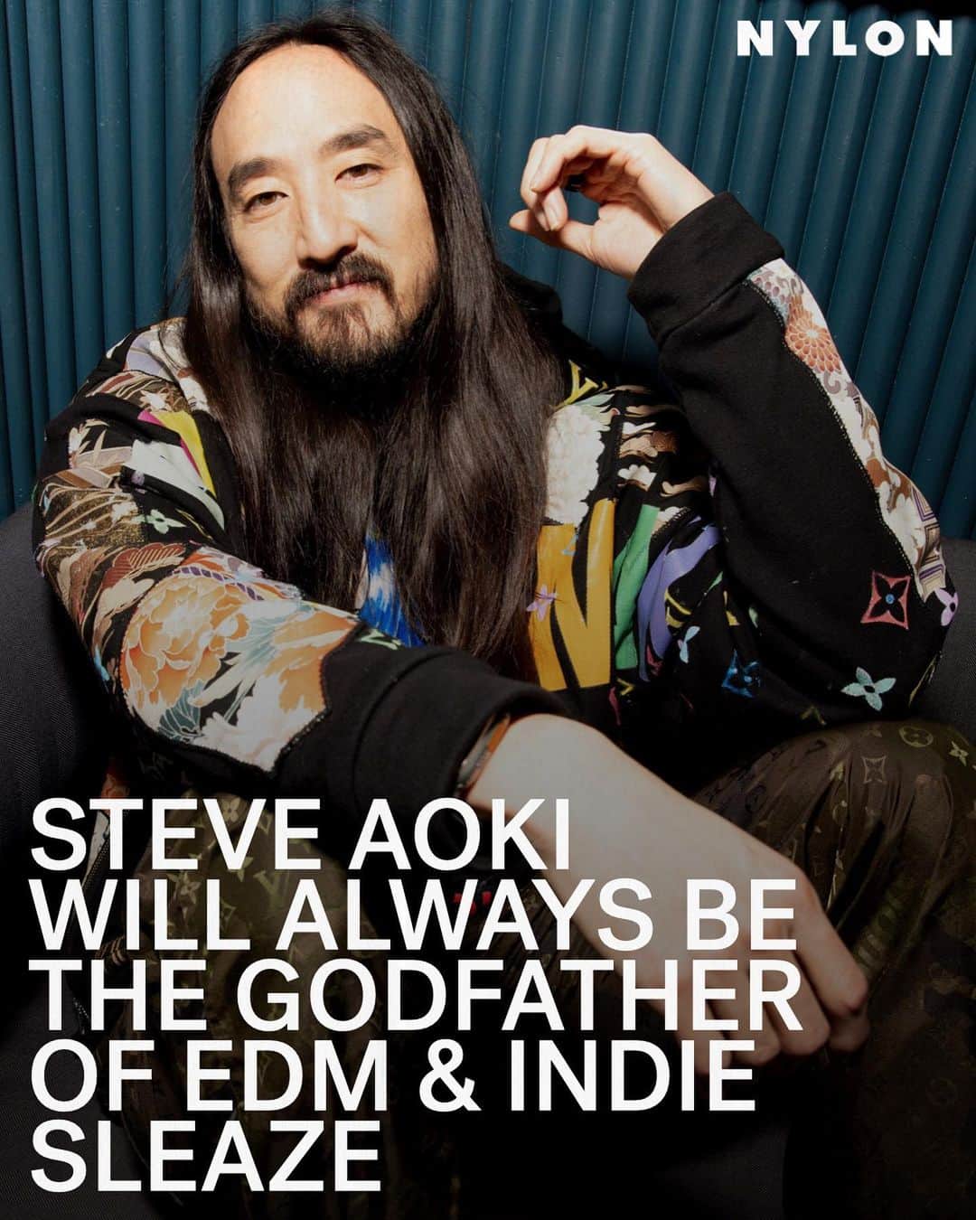 Nylon Magazineさんのインスタグラム写真 - (Nylon MagazineInstagram)「“There’s no language barrier,” #SteveAoki says of his music. “[There’s] a melody and thumping kick that just drives you. I don’t care how old you are, you’re going to feel that.” The man at the center of the Venn diagram of dueling late-aughts subcultures talks to @sophiajune about spending 200 nights on the road every year for over a decade, throwing cake, and the resurgence of indie sleaze. Link in bio.   Photographed by @kaitsehay」4月13日 6時29分 - nylonmag