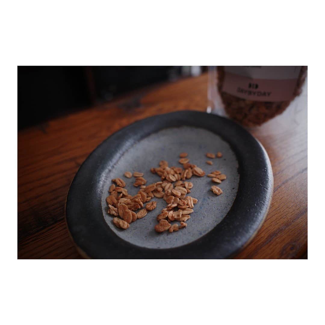 藤田敦子さんのインスタグラム写真 - (藤田敦子Instagram)「ㅤ @daybyday__2016 から新しく発売したグラノーラ。 とにかくとにかく、私の今までの人生で 食べたグラノーラで1番美味しい！ と言い切れるものだった。  高麗人参が入ってるんだが、 全くもって癖がなく こう言うたぐいのもののナッツは 味がついてなくてまんまナッツ なのが多いのだが、私は味が欲しいので キャラメリゼでしっかり 味が絡んでるのもかなりポイント高し。  食塩は、フランス産ゲランド海塩なのも嬉しい。 適度な塩味がクセになる😍 とにかく全てが良いー🥺」4月13日 7時18分 - blenda0305