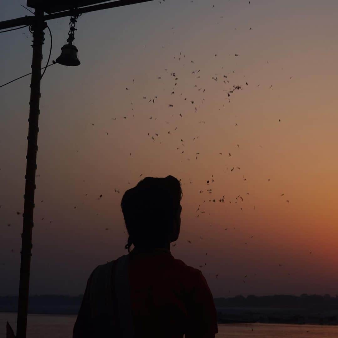 阿部裕介のインスタグラム：「Holly place ✳︎  #varanashi」