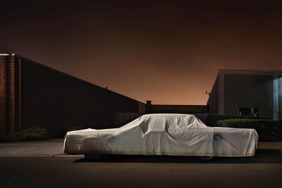 thephotosocietyさんのインスタグラム写真 - (thephotosocietyInstagram)「Photo by @gerdludwig | I am excited to share that the F15 Gallery in Bremen, Germany is currently presenting my exhibition titled SLEEPING CARS.  The exhibit features 21 large photographs of resting cars at night throughout Los Angeles, undeniably the city of cars. Vehicles are the blood in the veins of this metropolis. I have documented where these iconic Los Angeles inhabitants reside at night — tucked into driveways, proudly displayed in front of homes, glowing under streetlamps, covered with tarps, or simply left bare — aiming to evoke a mysterious quality reminiscent of the almost forgotten backdrops of the noir films so typical of Hollywood and Los Angeles.  My cars are loners. They command their own space and like to show their presence. Like a devoted bird watcher I have learned to recognize their sleeping patterns. With voyeuristic pleasure I’ve spied on them in their nightgowns. I’ve watched some sleep in the nude; some take afternoon naps and a few lucky ones get to sleep together.  In addition to the SLEEPING CARS series, the exhibition will feature a small selection of my images of Joseph Beuys captured in 1978.  If you are from or in the area, I would like to invite you to attend the exhibit, which will open on April 14th at 6 pm. I look forward to seeing you at the opening.  The exhibition will be on view through June 17, 2023.  @f15gallery #f15 #SleepingCars #exhibit #Bremen」4月12日 22時52分 - thephotosociety