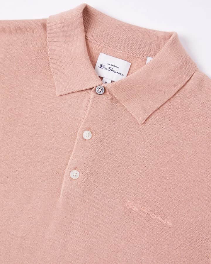 ベンシャーマンのインスタグラム：「Nothing says spring more than a sharp Signature polo #BenSherman」