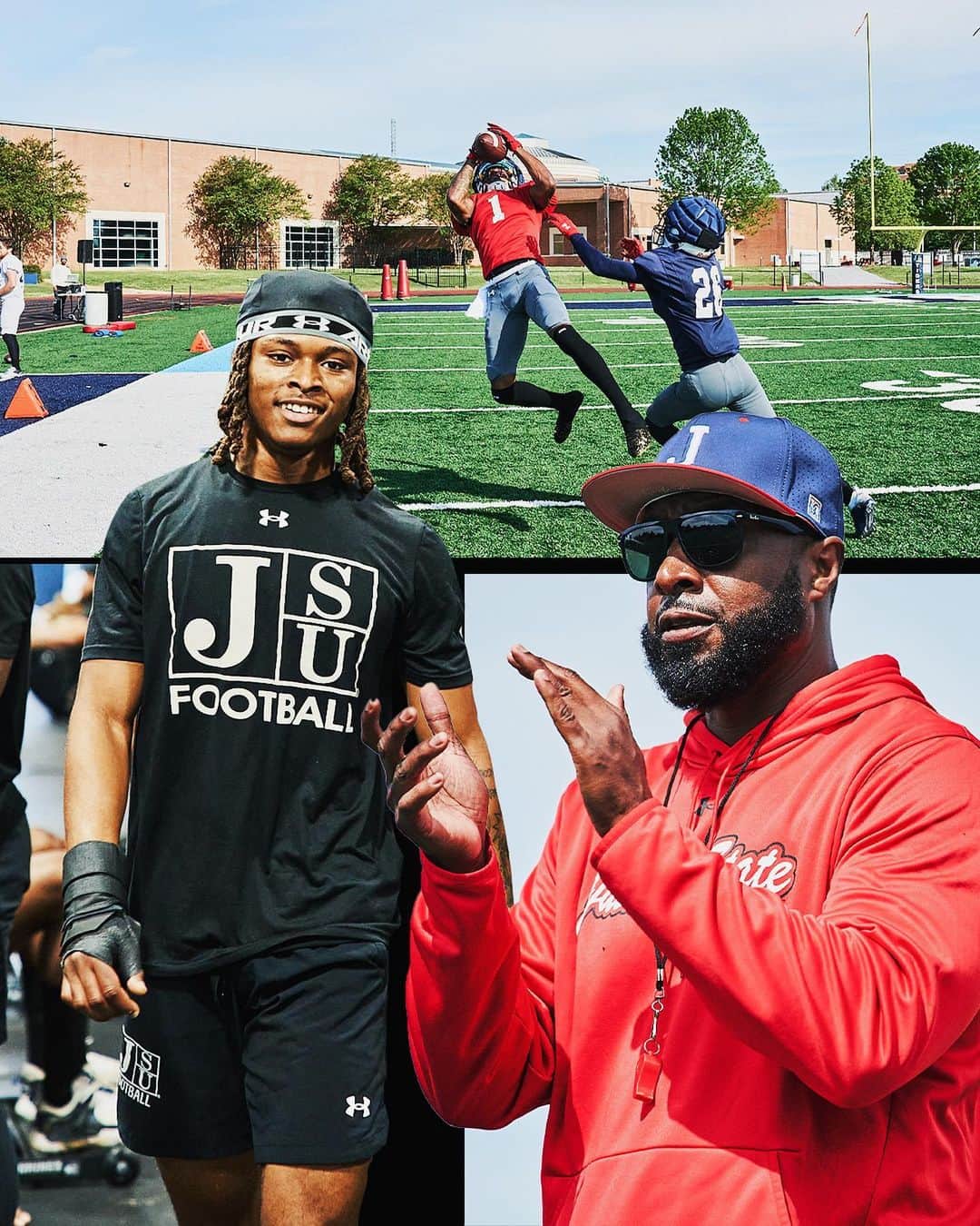 Under Armourさんのインスタグラム写真 - (Under ArmourInstagram)「THEE Jackson State University. 🐅 The Blue & White Spring Game is right around the corner! #GuardTHEEYard」4月13日 0時46分 - underarmour