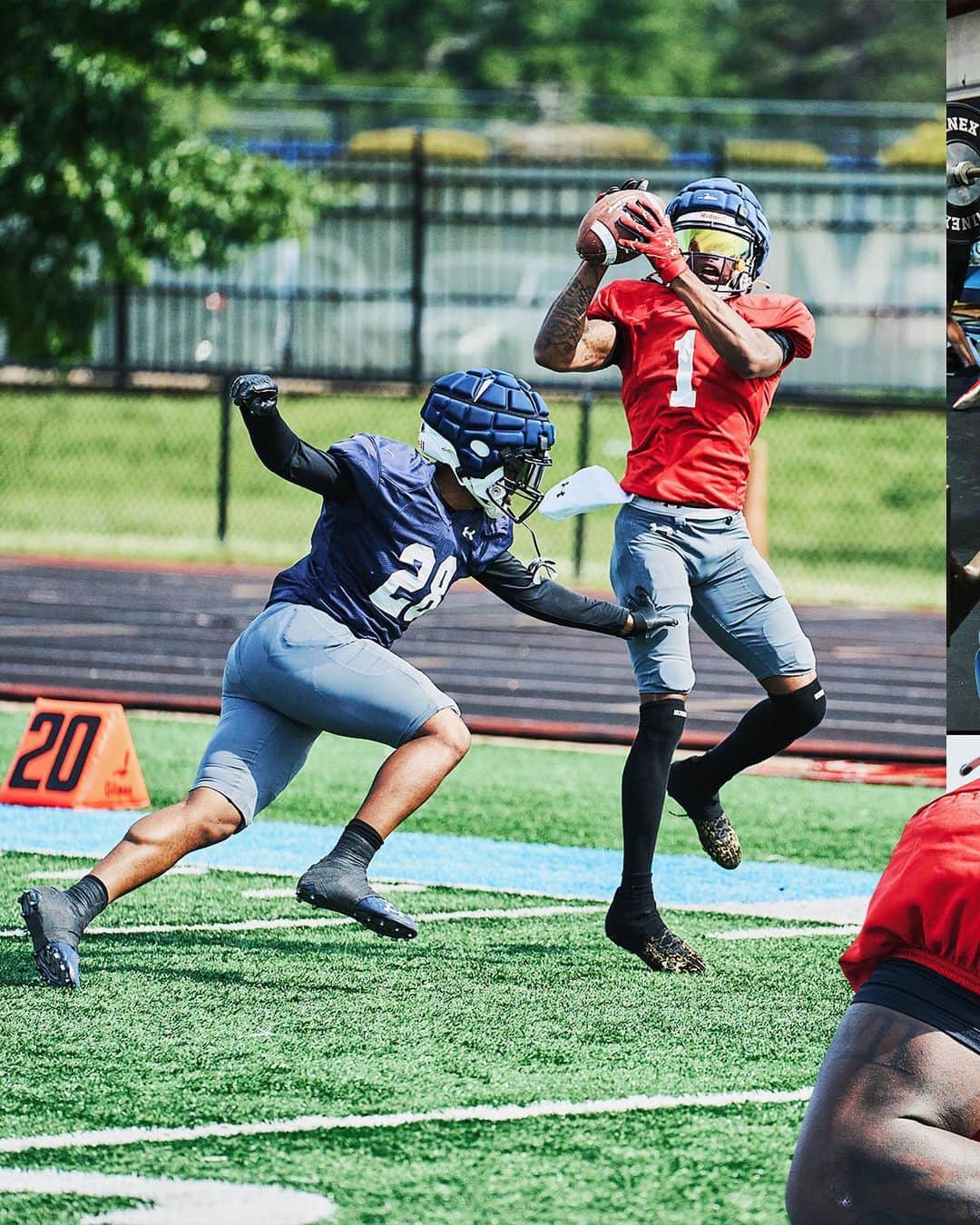 Under Armourのインスタグラム：「THEE Jackson State University. 🐅 The Blue & White Spring Game is right around the corner! #GuardTHEEYard」