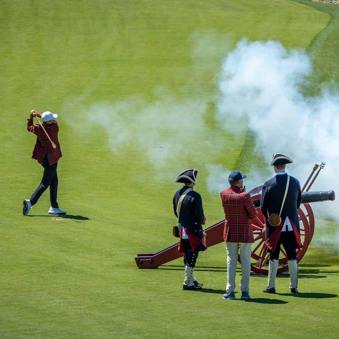 Jordan Spiethのインスタグラム：「What a welcome back to Hilton Head, fire the cannons!」