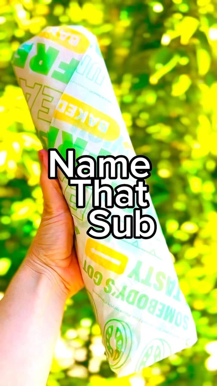 Official Subwayのインスタグラム：「If you can guess this sub correctly in under 3 seconds, you have a super power.」
