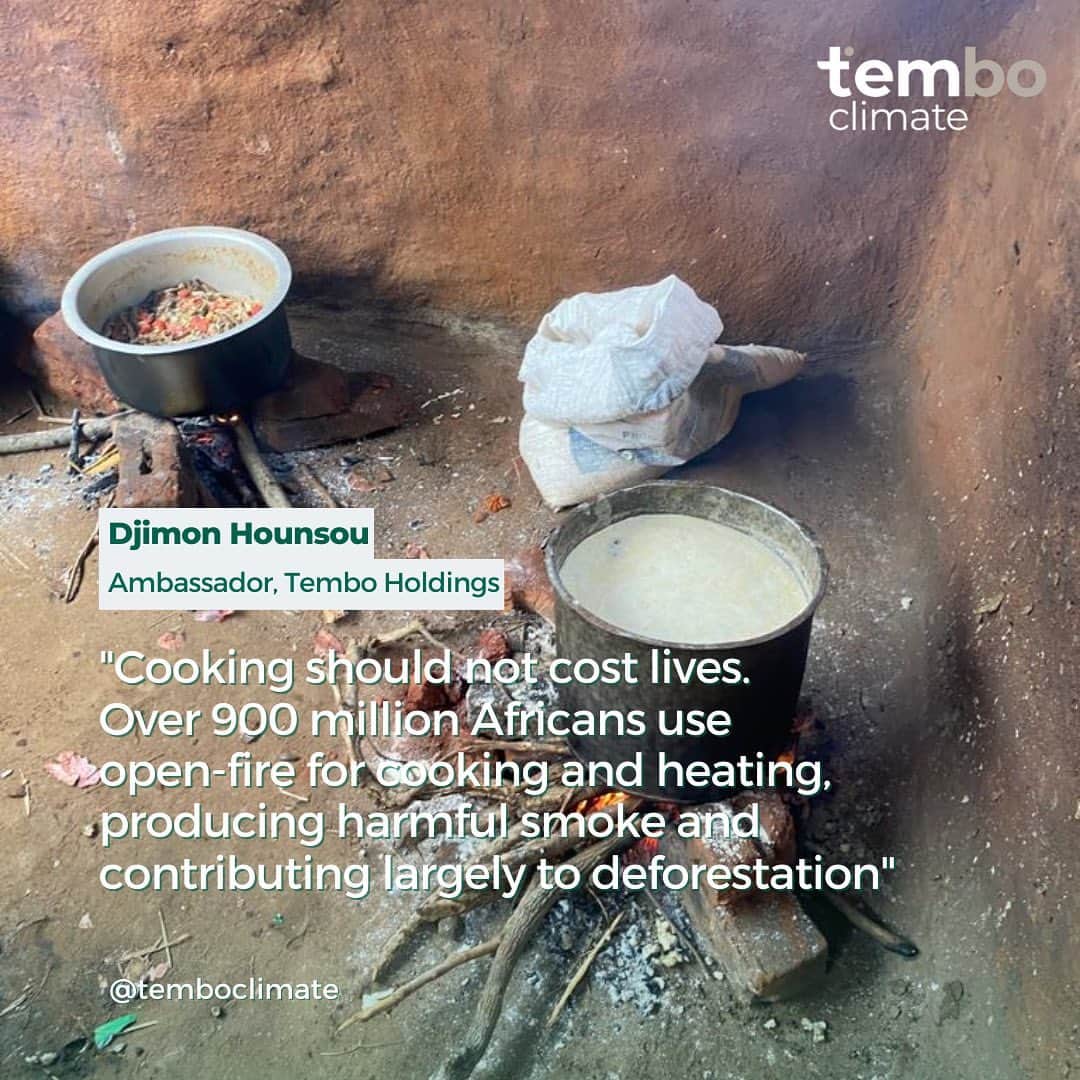 ジャイモン・フンスーのインスタグラム：「African women should not be dying to feed their families. Follow Tembo Climate to learn more about the deployment of their rocket stove, a simple appliance that tackles this issue and beyond.   #cookstoves #sustainability #africa #empoweringwomen」