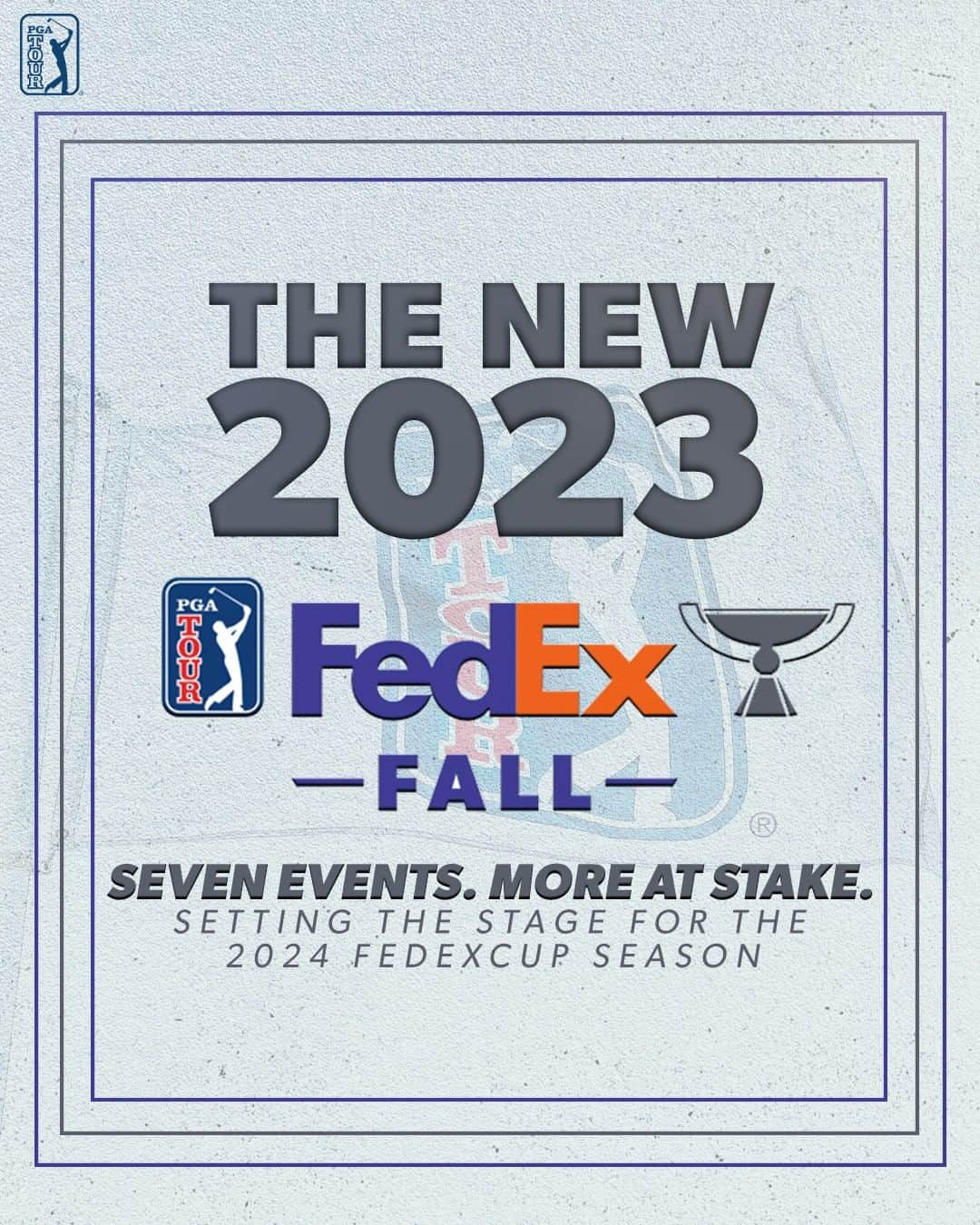 PGA TOURさんのインスタグラム写真 - (PGA TOURInstagram)「Introducing a reimagined 2023 FedExCup Fall.   Seven events designed to provide greater drama and more immediate consequence than ever before.」4月13日 2時39分 - pgatour