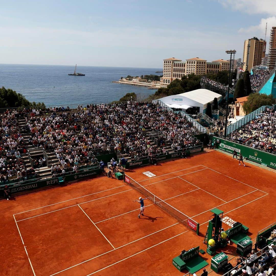 ロベルト・バウティスタ・アグートのインスタグラム：「Siempre es un placer competir aquí @rolexmontecarlomasters - Volveremos a intentarlo el próximo año  #RobertoBautistaAgut @atptour  #CliveBrunskill/GettyImages」