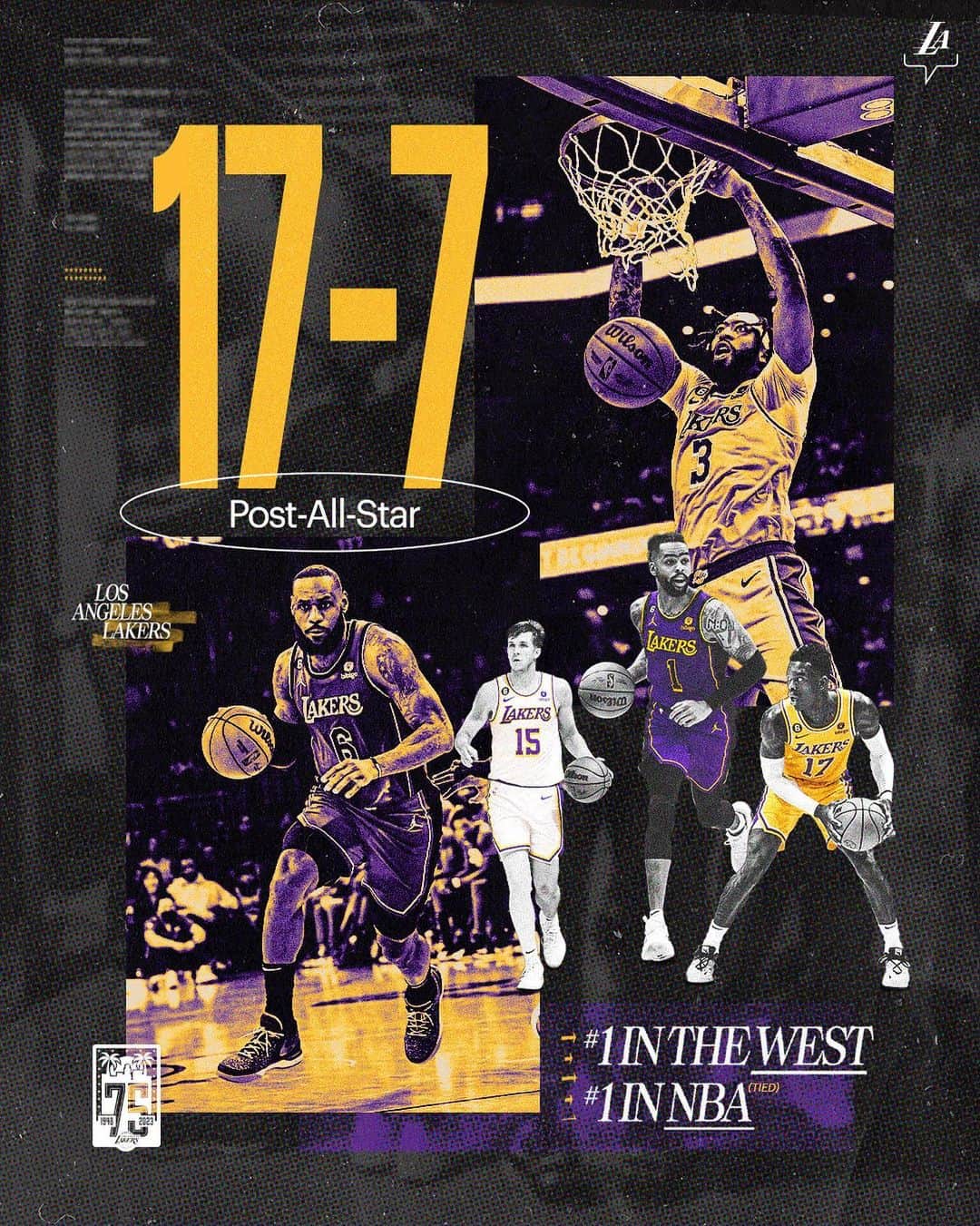 Los Angeles Lakersさんのインスタグラム写真 - (Los Angeles LakersInstagram)「Momentum.」4月13日 3時17分 - lakers