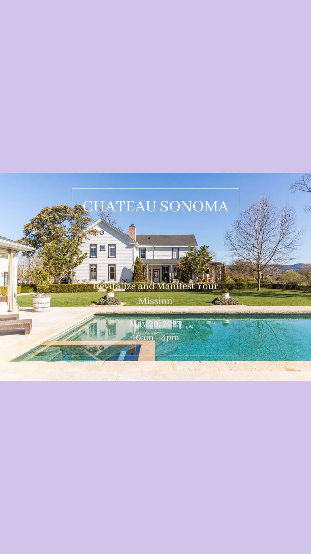 ブリアンナ・ブラウンのインスタグラム：「It’s not too late to REVITALIZE & MANIFEST YOUR MISSION with us in a one-day Mini Retreat! 🌸 ⠀⠀⠀⠀⠀⠀⠀⠀⠀ MAY 20th | 10AM-4PM  I’ve co-created an incredible retreat with my dear friend, Andrea Bogart (@andreabogart) - former General Hospital co-star and longtime @thenewhollywoodofficial volunteer. You’ll revitalize and rejuvenate yourself, discover how to Manifest Your Mission, and continue to refine the path of the life you want to live. This is a wonderful Mother’s Day gift and seasonal pause to open up and blossom more, so you can fully spring into spring!  ⠀⠀⠀⠀⠀⠀⠀⠀⠀ Spend the day at the @chateausonoma Farm, aka @5thstreetfarm, practicing self-care through a mindful yoga practice with Andrea, meditative wandering through the lush gardens, a farm-to-table lunch prepared by Chef Kyle (@akylek), sound healing with @sacred_body_alchemy, and learning how to Manifest your Mission with me! Space is limited. $375.⠀⠀⠀⠀ ⠀⠀⠀⠀⠀⠀⠀⠀⠀ For more specific details and the schedule for the day, please see Andrea’s linktr.ee on her profile (@andreabogart) or Chateau Sonoma’s site. We hope you can join us!」