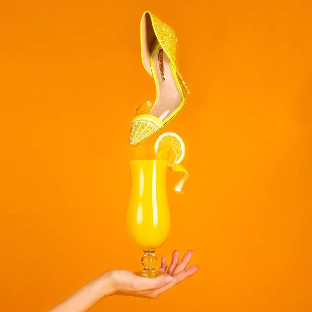 SOPHIA WEBSTERのインスタグラム：「✨ Jessica✨ is here for your sparkly, zesty, style needs 😜🍋   #SophiaWebster #SophiaWebsterJessica」