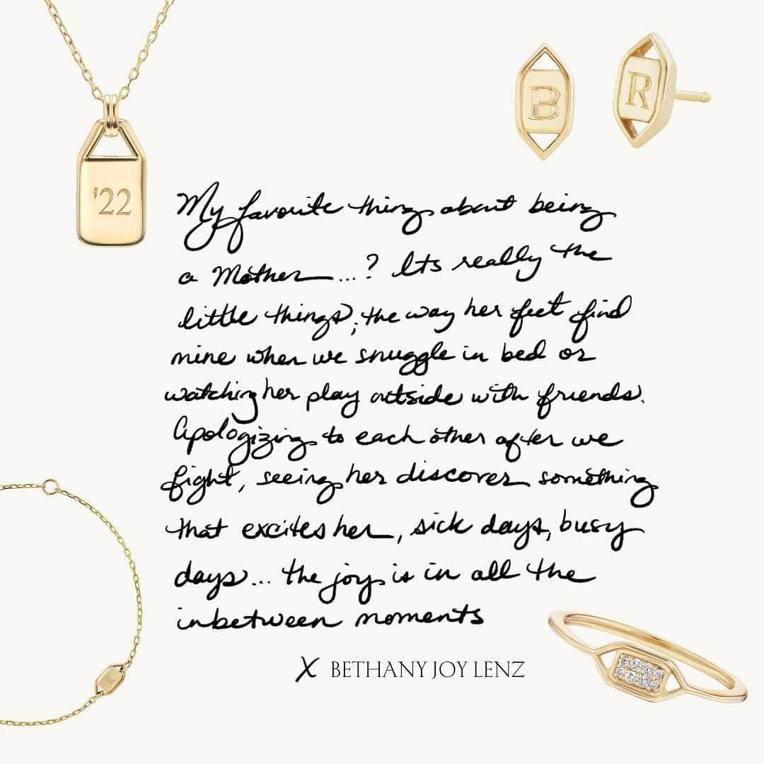 ベサニー・ジョイ・レンツさんのインスタグラム写真 - (ベサニー・ジョイ・レンツInstagram)「Now Available! The Bethany Joy Lenz Collection, just in time for #mothersday . This intimate collection inspired by the resilience and bond of womanhood celebrates the generations before and ahead of us. Featuring 14k gold shields to personalize with custom engravings, and #motherofpearl . Symbolizing the force of nature that is a mother. Shop the collection via link in bio.  . . . . . . #bethanyjoylenz #joylenz #sophieratnerjewelry #sophieratner #mothersdayjewelry #mothersdaygift #motherhood #onetreehill」4月13日 4時03分 - joylenz