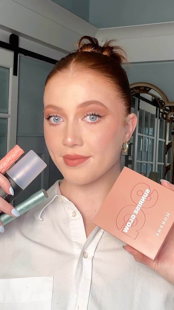 Target Styleのインスタグラム：「Fool-proof soft glam with the @morphebrushes Sunrise Glow palette! 🌅 @geena.hunt #UltaBeautyatTarget @UltaBeauty」