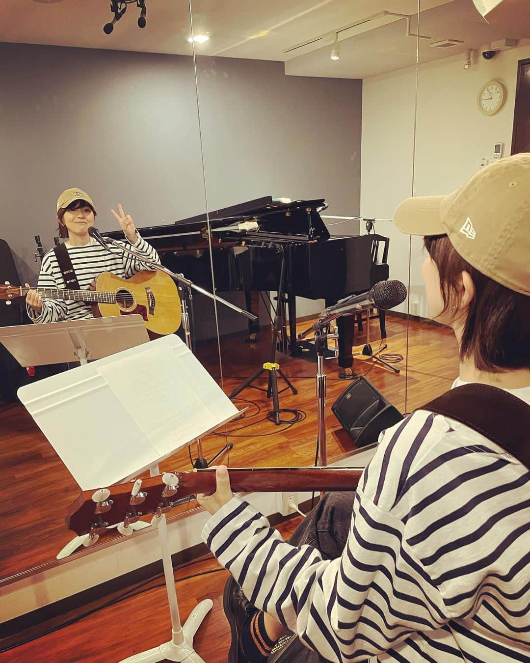 熊木杏里のインスタグラム：「と言うわけで 15日の長野ライブのリハでしたっくま。  応援📣よろしくお願いします。」