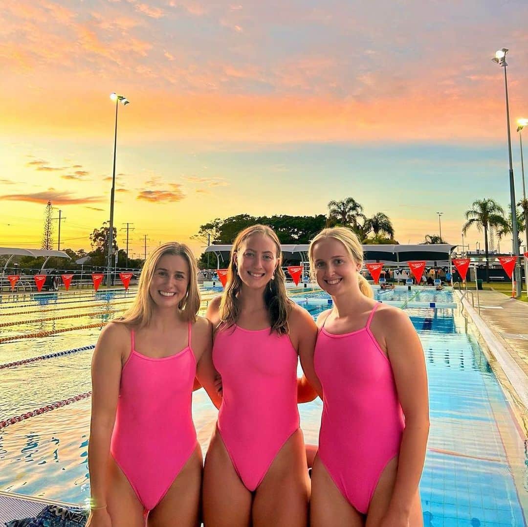 JOLYN Swimwearのインスタグラム：「The sun has well and truly set on Pink Cosmos, our FIRST EVER Aussie-Exclusive colour 😭🌅 while we won’t be restocking this beauty ever again, we have something just as exciting arriving soon… Any guesses? 🫣 // #jolynaustralia」