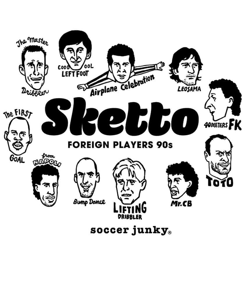 I_am_soccerjunkyさんのインスタグラム写真 - (I_am_soccerjunkyInstagram)「sketto legend player. . . #助っ人外国人選手 #90’s #soccerjunky  #全員の名前分かるかな」4月13日 16時07分 - soccerjunky_official
