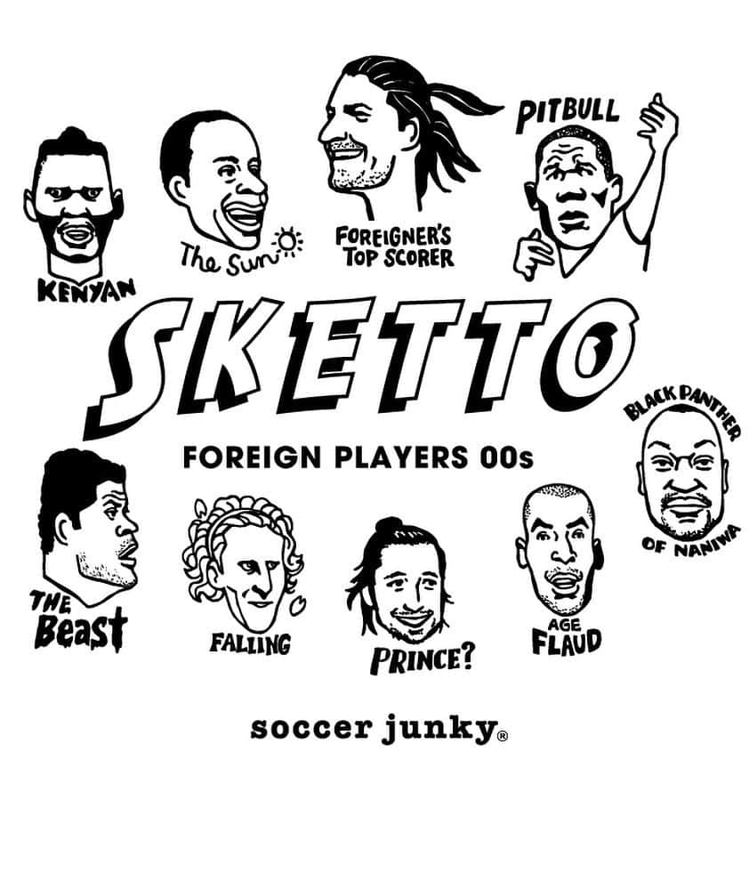 I_am_soccerjunkyさんのインスタグラム写真 - (I_am_soccerjunkyInstagram)「sketto legend player. . . #助っ人外国人選手 #00’s #soccerjunky  #全員の名前分かるかな」4月13日 16時08分 - soccerjunky_official
