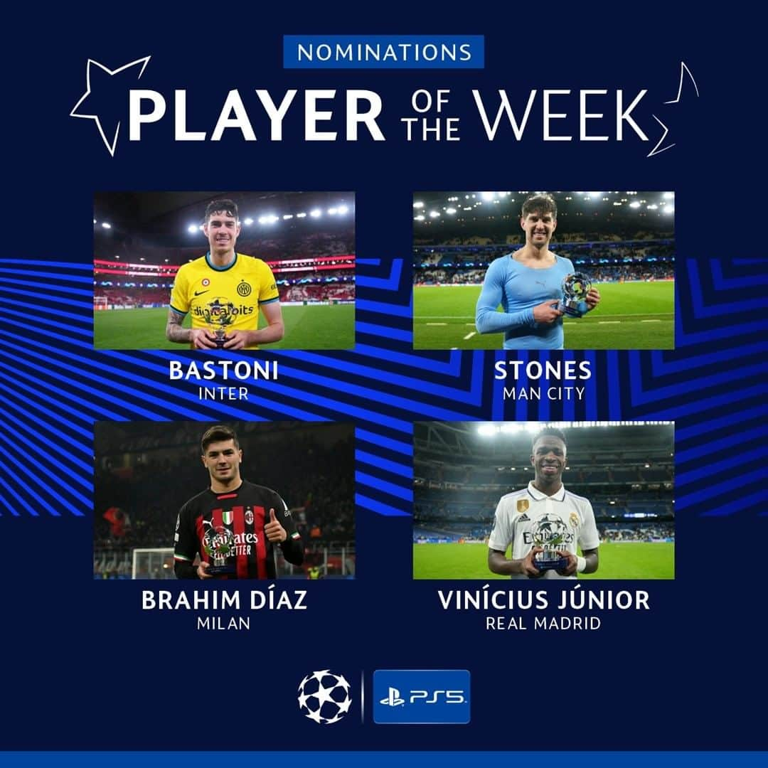 UEFAチャンピオンズリーグさんのインスタグラム写真 - (UEFAチャンピオンズリーグInstagram)「Who gets your vote? 🗳️  @playstation | #UCLPOTW」4月13日 7時53分 - championsleague