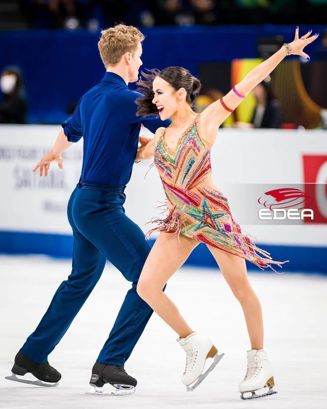 マディソン・チョックさんのインスタグラム写真 - (マディソン・チョックInstagram)「Final competition of the season!!Let’s dance!!! 🪩💃🏻🕺🏼   #wttfigure #chockbates」4月13日 8時02分 - chockolate02