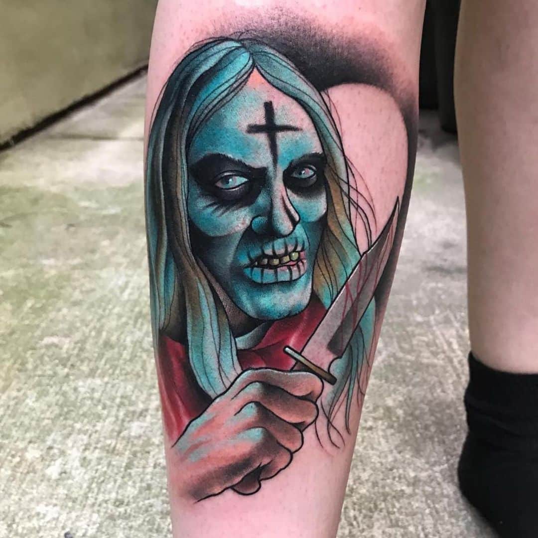 ロブ・ゾンビさんのインスタグラム写真 - (ロブ・ゾンビInstagram)「20 years later and the HOUSE OF 1000 CORPSES tattoos keep on coming! #houseof1000corpses #robzombie」4月13日 9時30分 - robzombieofficial