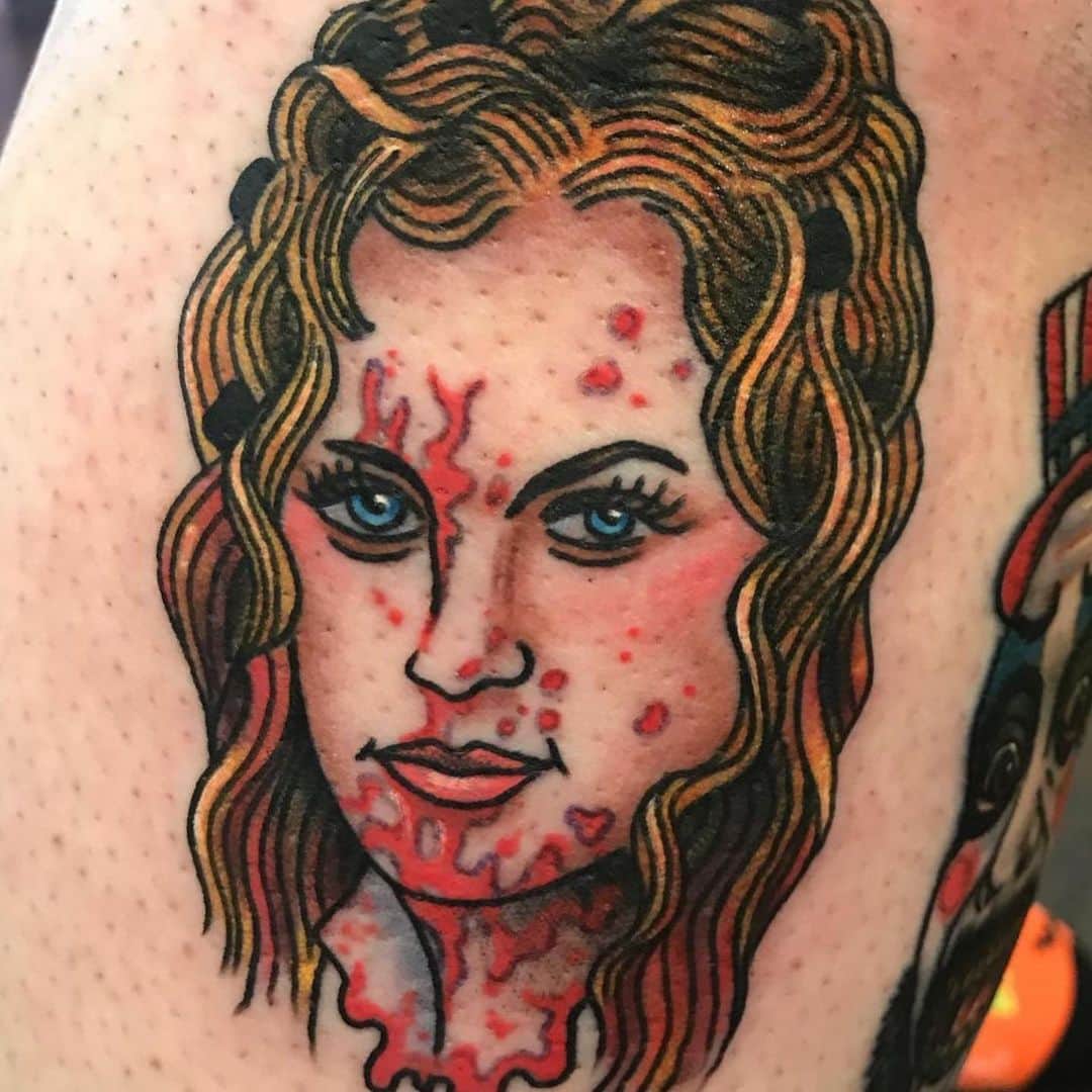 ロブ・ゾンビさんのインスタグラム写真 - (ロブ・ゾンビInstagram)「20 years later and the HOUSE OF 1000 CORPSES tattoos keep on coming! #houseof1000corpses #robzombie」4月13日 9時30分 - robzombieofficial