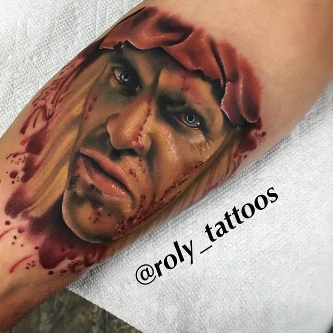 ロブ・ゾンビさんのインスタグラム写真 - (ロブ・ゾンビInstagram)「20 years later and the HOUSE OF 1000 CORPSES tattoos keep on coming! #houseof1000corpses #robzombie」4月13日 9時30分 - robzombieofficial