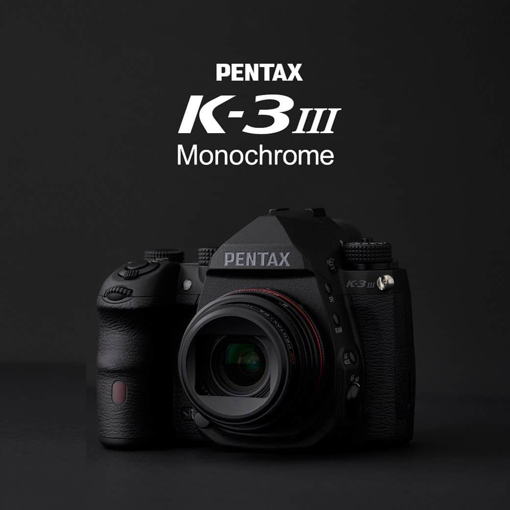 Ricoh Imagingのインスタグラム：「Introducing the PENTAX K-3 Mark III Monochrome.  Returning to the starting point of photography: capture images with light and shadow.  The PENTAX K-3 Mark III Monochrome features an exclusively designed image sensor that delivers the ultimate in black-and-white photography, enabling photographers to express a distinct view of the color-rich world in high-resolution black-and-white images.  #pentaxk3iiimonochrome #blackandwhite #blackandwhitephotography #pentaxmonochrome #pentaxk3markiii」