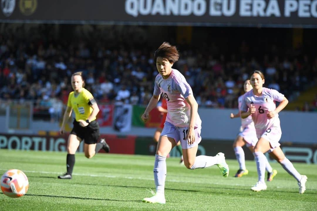 宝田沙織さんのインスタグラム写真 - (宝田沙織Instagram)「🇵🇹🇩🇰 応援ありがとうございました。  ©︎JFA」4月13日 16時52分 - sao_11_rin