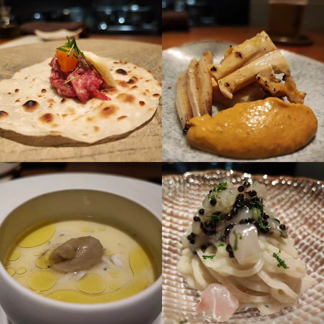 烏川耕一さんのインスタグラム写真 - (烏川耕一Instagram)「昨日の晩飯🍴 トムクリオーザは全部美味い！ ここの切りたて生ハムは最高やわ😚 #烏川耕一　#よしもと新喜劇　#ひょっとこ　#イタリアン　#トムクリオーザ　#生ハム　#最高」4月13日 11時57分 - kouichiukawa
