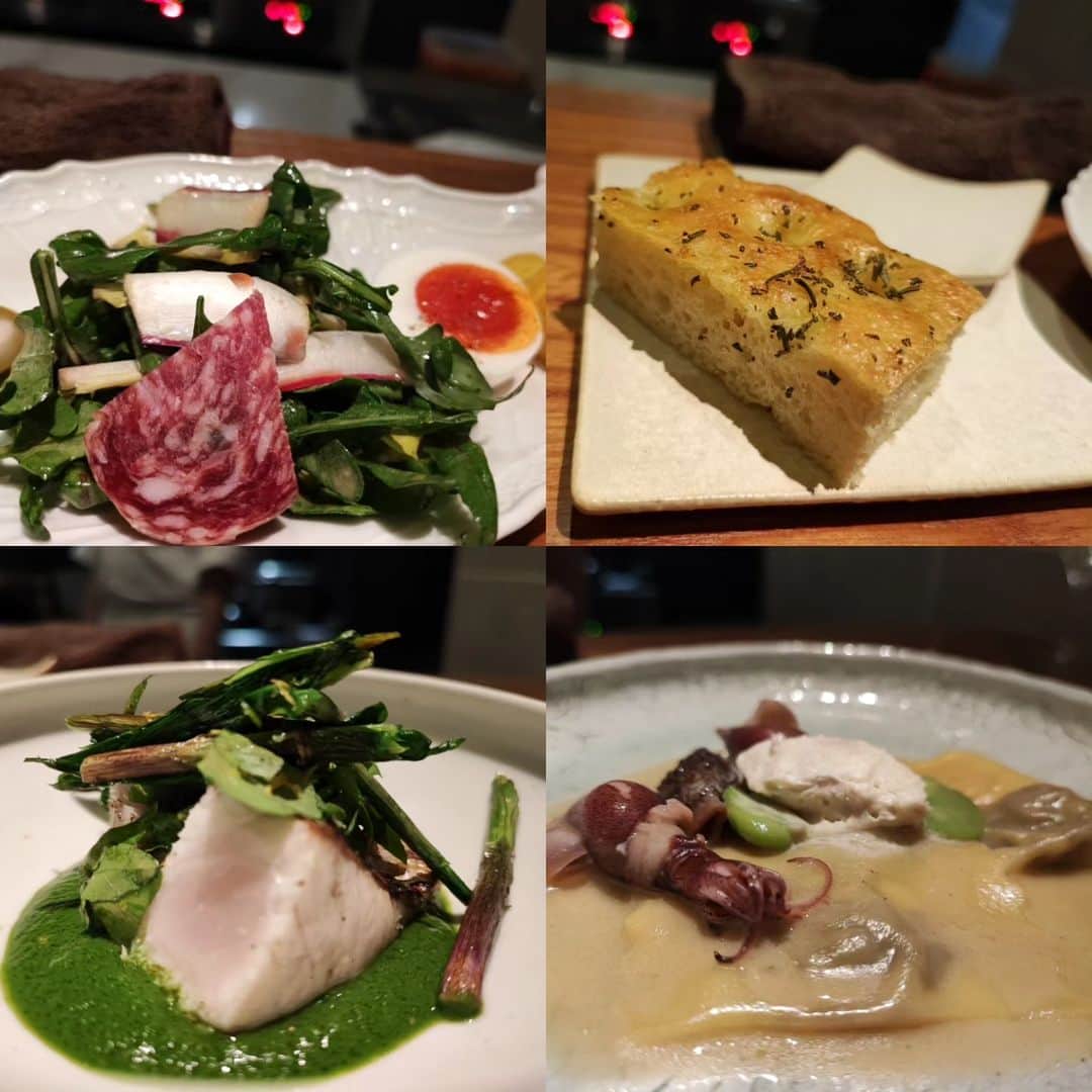 烏川耕一さんのインスタグラム写真 - (烏川耕一Instagram)「昨日の晩飯🍴 トムクリオーザは全部美味い！ ここの切りたて生ハムは最高やわ😚 #烏川耕一　#よしもと新喜劇　#ひょっとこ　#イタリアン　#トムクリオーザ　#生ハム　#最高」4月13日 11時57分 - kouichiukawa