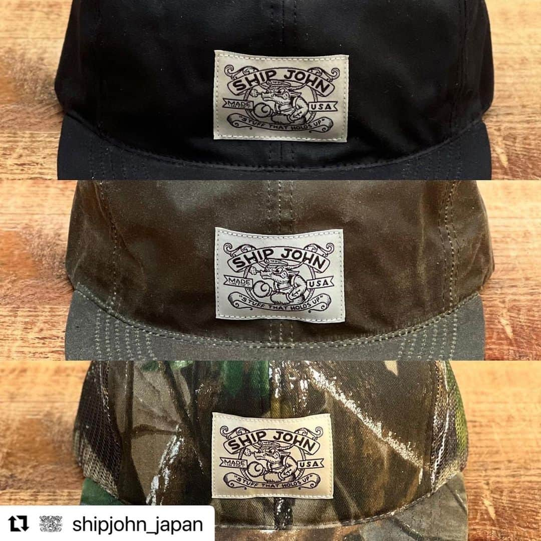 ウェスコさんのインスタグラム写真 - (ウェスコInstagram)「#Repost @shipjohn_japan with @use.repost ・・・ SHIP JOHN 2023 新作商品紹介〈第一弾〉  ⚫︎Trucker Hat - Real Tree/Mesh ⚫︎Waxed Wills Hat〈2colors〉  商品に関する詳細はスタッフブログをご覧ください。 ・ 【Staff Blog】 https://wescojapan.blogspot.com/2023/04/ship-john-ship-john-2023.html?m=1 ・ @wesco_japan アカウントトップのURLからブログへリンクします。 ・ #truckerhat #realtree #waxedwillshat #black #olive #shipjohn #shipjohnjapan #wescojapan #madeinUSA #oregon #portland #workwear #workwearstyle」4月13日 12時15分 - wesco_japan