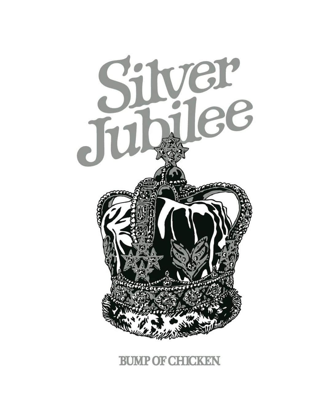 BUMP OF CHICKENのインスタグラム：「5月24日(水)にライブ映像作品「BUMP OF CHICKEN TOUR 2022 Silver Jubilee at Zepp Haneda(TOKYO)」をリリースする事が決定しました！アートワークは今作もVERDYさんのデザインになります。前作の黒を基調にしたデザインと対をなす白を基調にしたアートワークです。詳細はこちらをご確認ください。https://www.bumpofchicken.com/news/detail/257  各CDショップ・ECサイトでの予約受付は本日の正午12:00～順次スタートしています。 https://BUMPOFCHICKEN.lnk.to/20230524  各CDショップ・ECサイトの予約・購入特典はこちらよりご確認ください。https://www.bumpofchicken.com/news/detail/258」