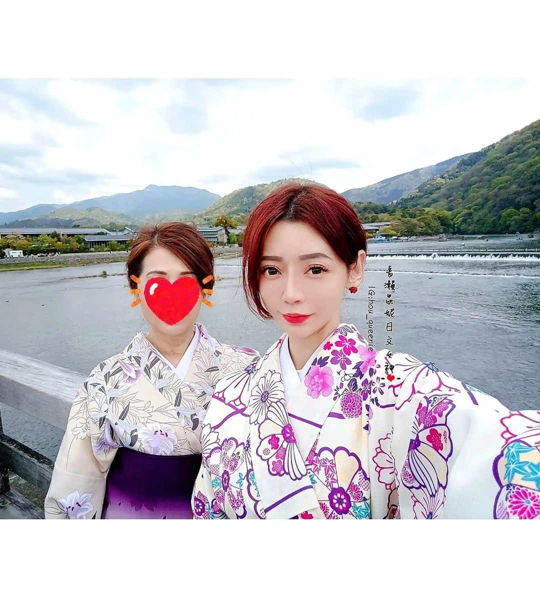クィニーさんのインスタグラム写真 - (クィニーInstagram)「換上這和服，美的讓你臣服♥️♥️ 出賣美人媽媽 右滑🙈  二訪 露庵菊乃井/京都米其林二星 @kikunoi_honten @kikunoi_roan （菊乃井・露庵懷石料理必吃）  終於~忙到現在才有時間回日本家鄉一趟😍日本遊學即日起開始報名參加🇯🇵5月已額滿！！體驗日本在地生活，學習日語機會，暢遊日本各地，由定居日本10年以上的昆妮老師，帶您體驗日本新生活，報名請私訊👍  #長瀨昆妮日文女神 #櫻花季 #大阪  #大阪グルメ  #懷石料理  #京都  #清水寺  #心斎橋 #道頓堀  #和服  #和服コーデ  #着物  #浴衣  #日本遊學  #日本語能力試験  #日本旅行  #日本代購  #日語教學  #日語會話」4月13日 13時13分 - nagase_queenie
