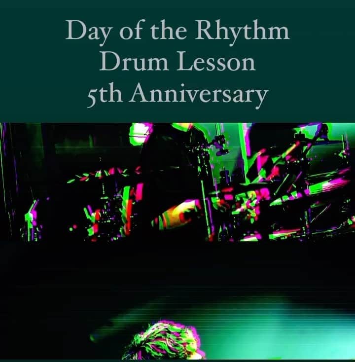 大喜多崇規のインスタグラム：「Day of the rhythmマンツーマンドラムレッスン ↓ http://blog.livedoor.jp/dayoftherhythm/ #dayoftherhythm #大喜多崇規 #ドラムレッスン」
