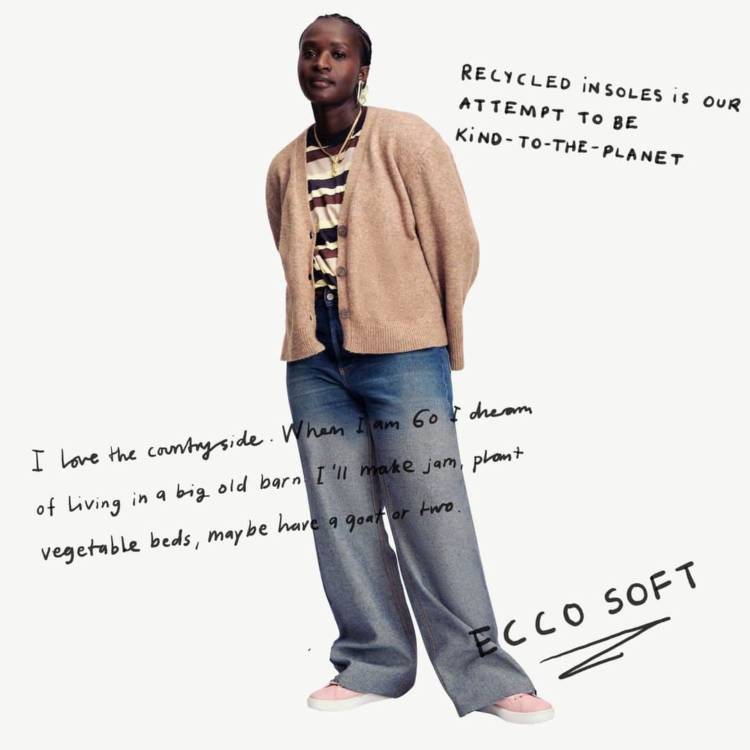 エコーさんのインスタグラム写真 - (エコーInstagram)「Walk on clouds in the limited edition ECCO SOFT 60. Crafted from ECCO’s own compostable Organic-Tanned Leather.  For more on Organic-Tanned Leather (ISO 15115:2019(E)), link in bio.」4月13日 14時00分 - ecco