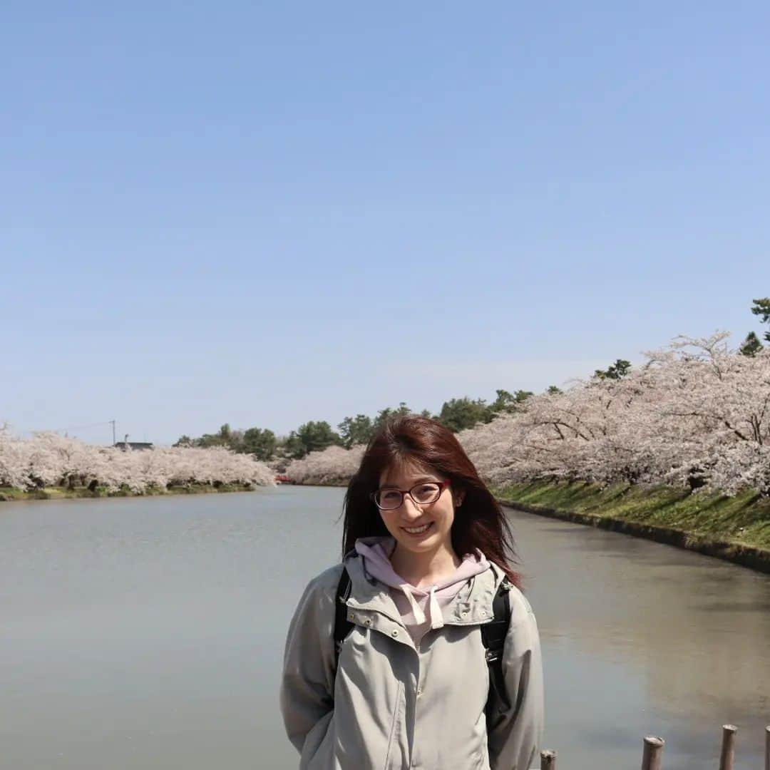 千種ゆり子のインスタグラム：「弘前、だいすき🌸 . . . #sakura  #japan  #trip #hirosaki」