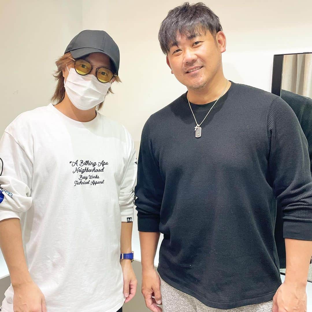 高木裕介のインスタグラム：「明日の始球式頑張れ⚾️🔥🔥🔥 06年09年MVP#WBC#松阪大輔  日本時間朝8時！」