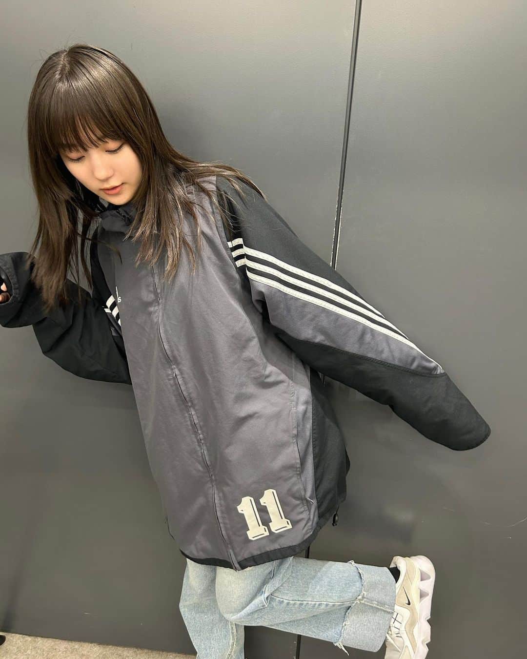 南野巴那さんのインスタグラム写真 - (南野巴那Instagram)「普段の格好、とっってもダル着過ぎるんですけど載せちゃう🥲🤍✊🏻」3月20日 18時24分 - hana_minamino