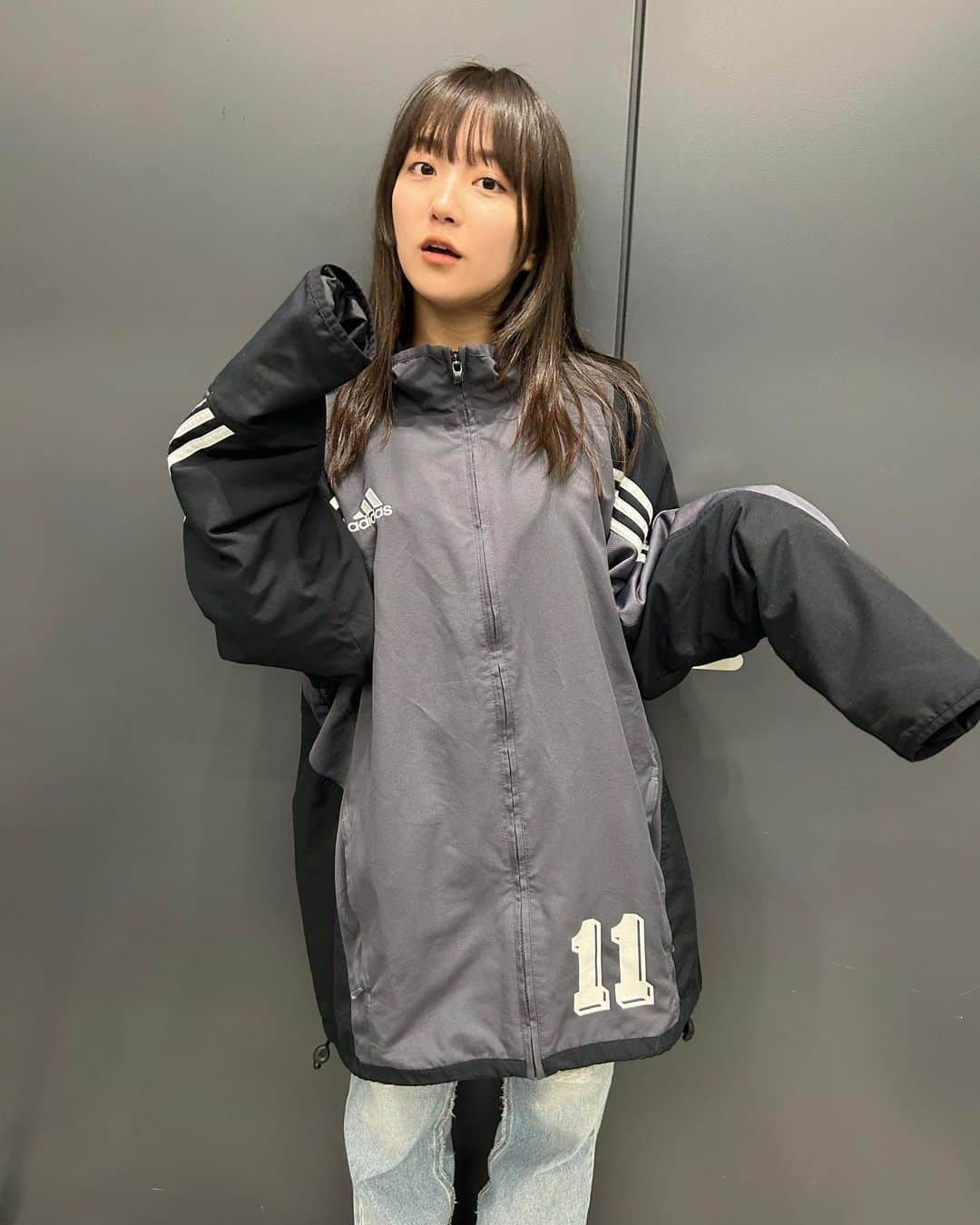 南野巴那さんのインスタグラム写真 - (南野巴那Instagram)「普段の格好、とっってもダル着過ぎるんですけど載せちゃう🥲🤍✊🏻」3月20日 18時24分 - hana_minamino