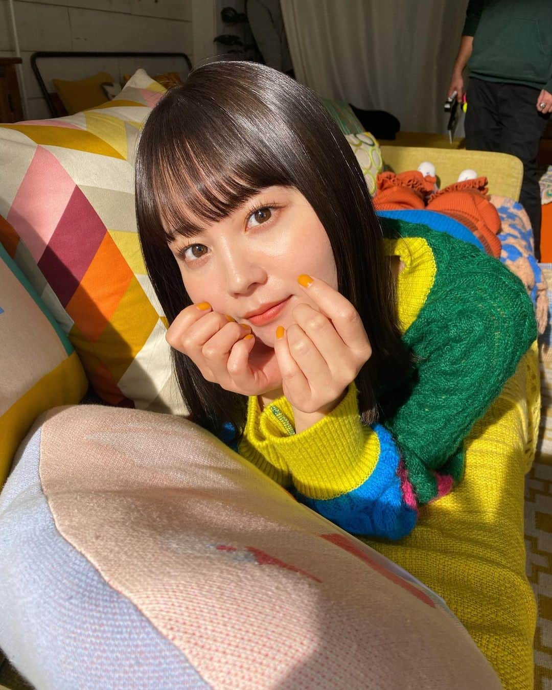 NANAMIさんのインスタグラム写真 - (NANAMIInstagram)「. ホットペッパービューティーweb cm今日までです💛 みんな見つけてくれたかな♡？  off shot🎞 @osakana_yuki   #NANAMI #ホットペッパービューティー」3月20日 19時41分 - nanami023