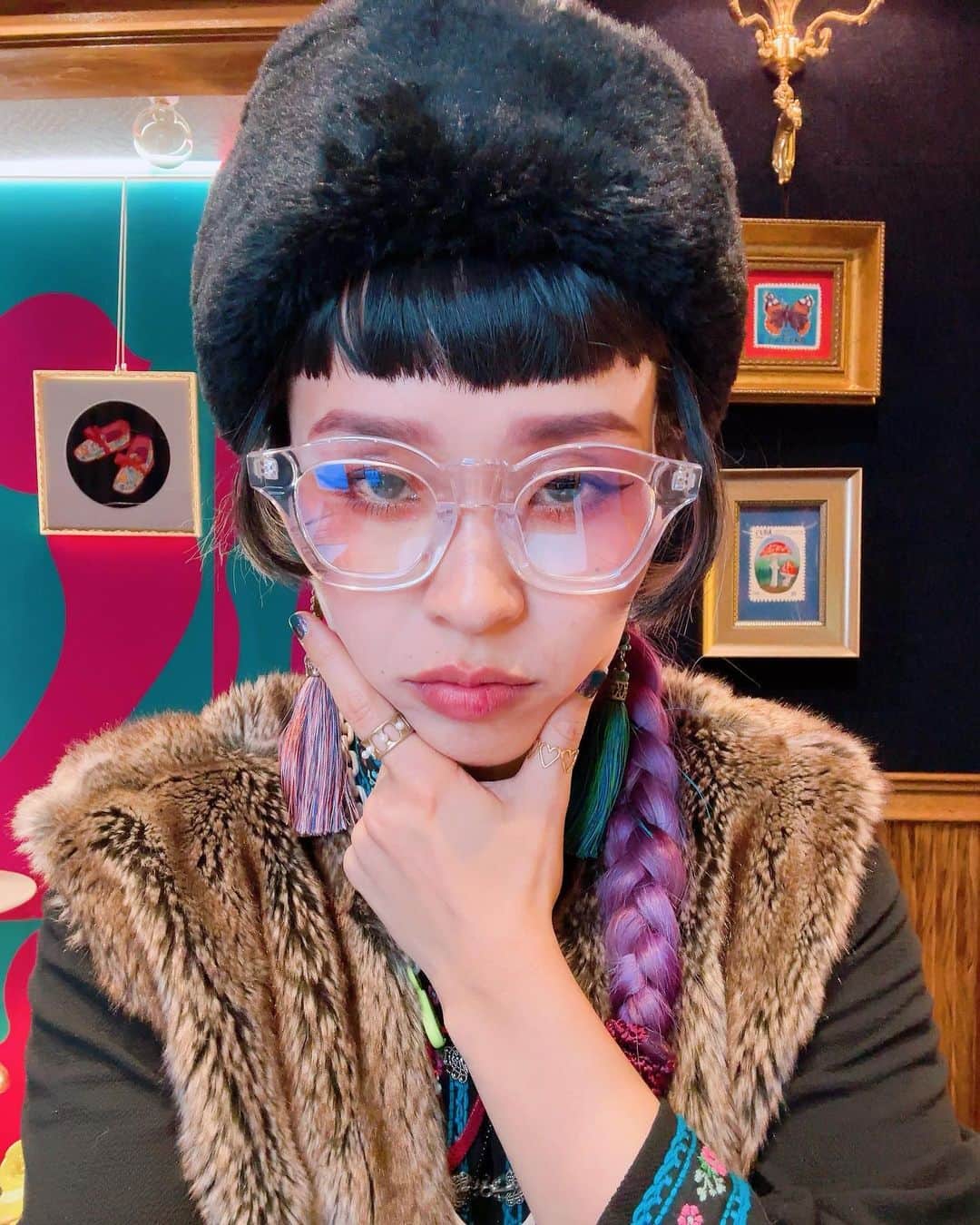 小春のインスタグラム：「花粉」