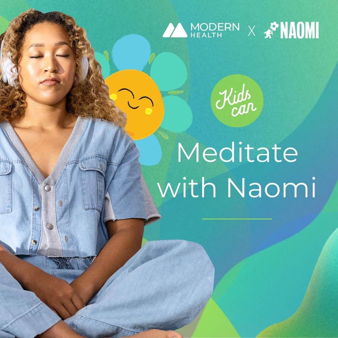 大坂なおみのインスタグラム：「I’ve teamed up with @modernhealthco to create guided meditations for kids. I’m excited for my child and all children to have access to meditations to help them build healthy habits early. I’m glad that I’m able to help make something like this accessible to kids all over. Link in bio to listen and learn with the kids in your life ❤️」