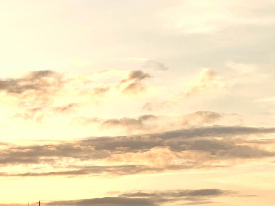竹井亮介のインスタグラム：「2023年3月21日。 午前6時頃、東の空。 #今朝の色  #空」