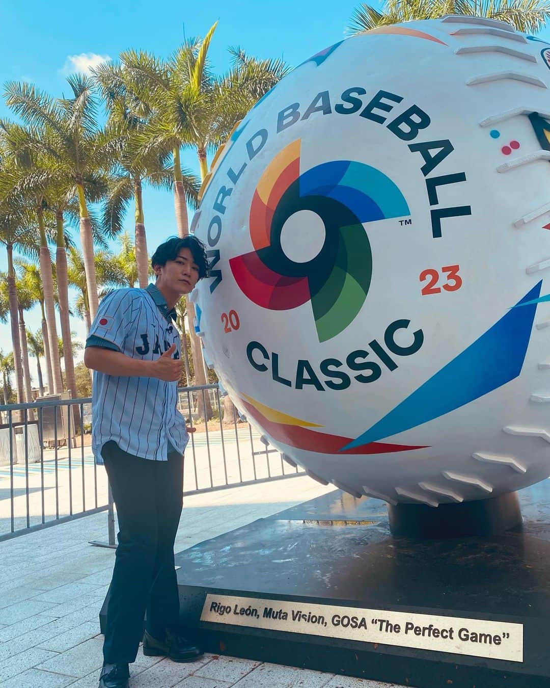 亀梨和也さんのインスタグラム写真 - (亀梨和也Instagram)「Go JAPAN⚾️  #WBC #Miami #野球 #侍JAPAN #準決勝 #日本 #メキシコ」3月21日 7時33分 - k_kamenashi_23