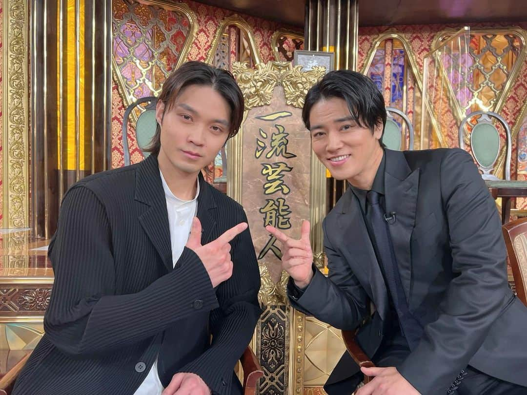 ケイジとケンジ、時々ハンジ。さんのインスタグラム写真 - (ケイジとケンジ、時々ハンジ。Instagram)「.  ／  💎TV出演情報💎  「芸能人格付けチェックBASIC ～春の3時間スペシャル～」 3/21(火)19:00⚜️  ＼   今夜7時～放送の #格付けチェック に 「ケイジとケンジ、時々ハンジ。」から #桐谷健太 さんと #磯村勇斗 さんが参戦🤜🏻⋆͛‪‪🤛🏻  抜群のチームワークで頑張ってくれました🫡♡ お見逃し無く！！！  #ケイジとケンジ時々ハンジ #お二人とも一流の顔してる #めちゃくちゃおもしろいので #絶対見てください ！  .」3月21日 11時00分 - keiji.kenji.hanji