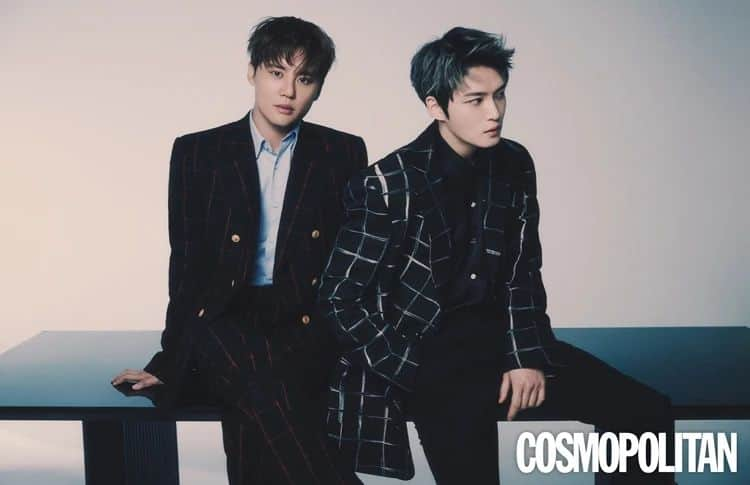 ジュンスのインスタグラム：「@cosmopolitankorea 4월호 #COSMOPOLITAN #김준수 #김재중」