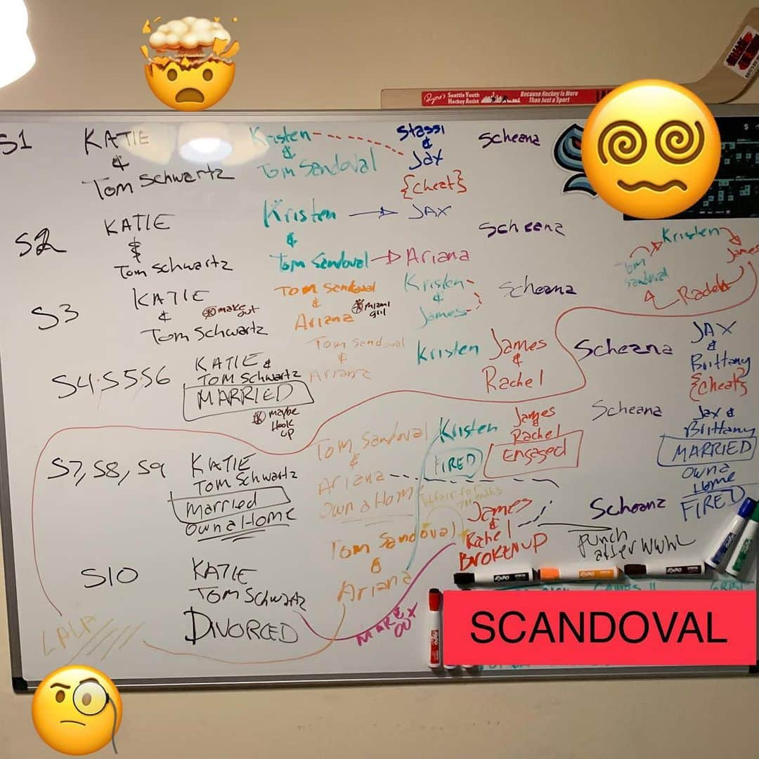 ヴァネッサ・マラーノさんのインスタグラム写真 - (ヴァネッサ・マラーノInstagram)「Explaining #scandoval to @katieleclerc until about midnight last night」3月22日 3時23分 - vanessamarano