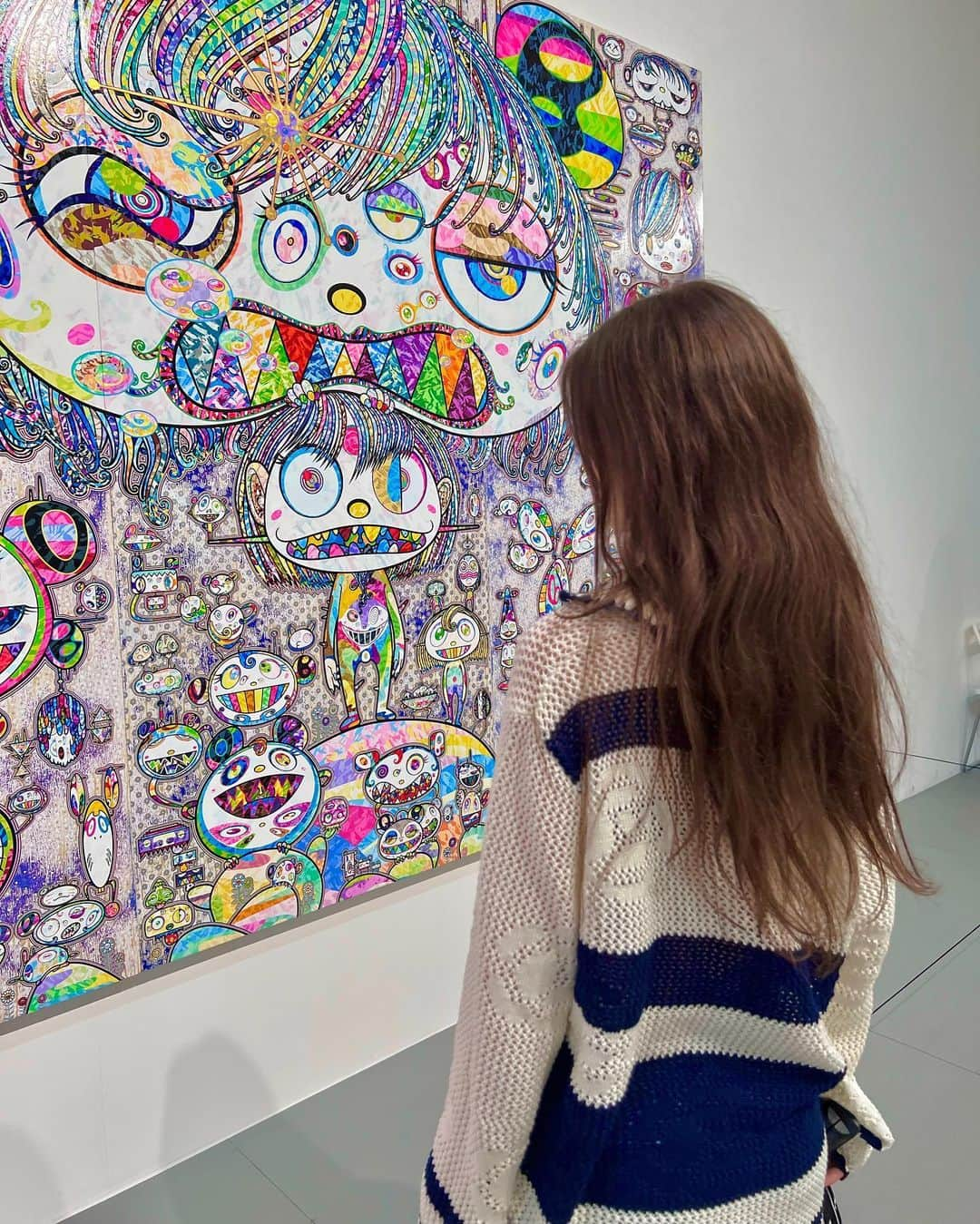 ダシャ・テゥアランさんのインスタグラム写真 - (ダシャ・テゥアランInstagram)「Takashi Murakami's exhibition was impressive  ʚ(*´꒳`*)ɞ .｡✧･ﾟ:* ~♡」3月21日 21時34分 - taaarannn