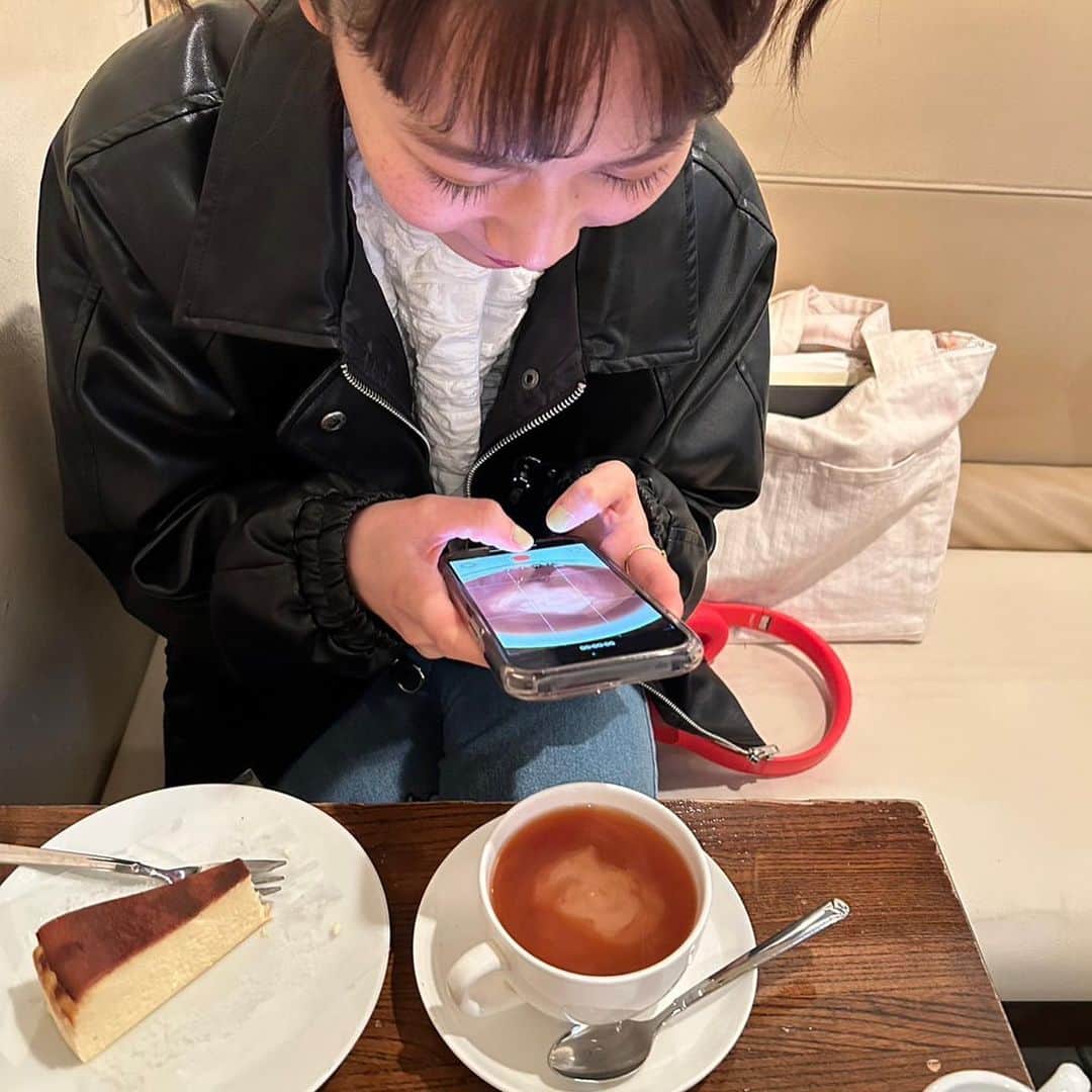 三戸なつめのインスタグラム：「癒されてちょだい☕️くるくる 今日は朝からWBCも見れていい日だったなぁ☺️⚾️ 元気もらった〜🦾 #mito_natsume」